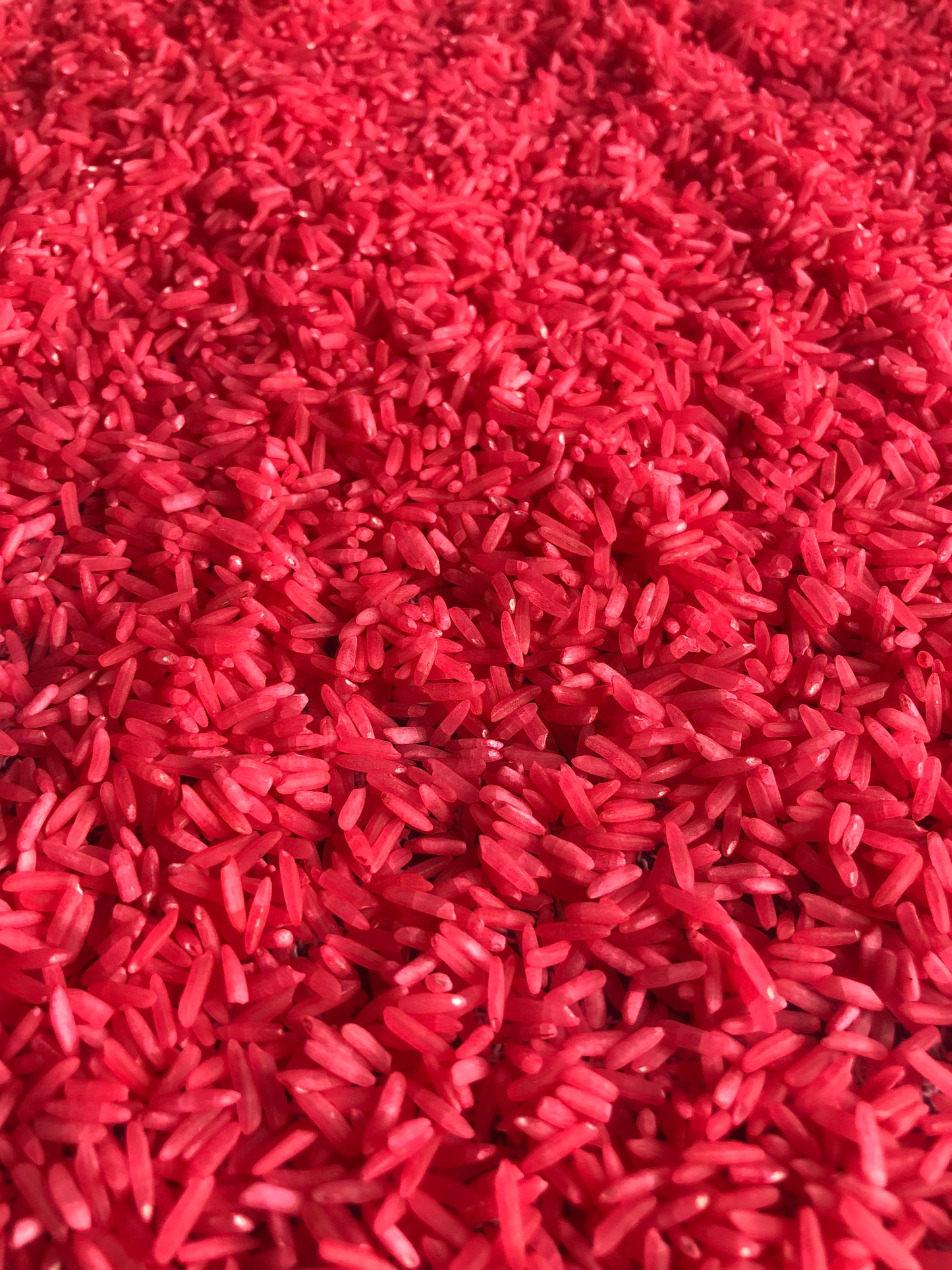 Hot Pink Sensory Rice