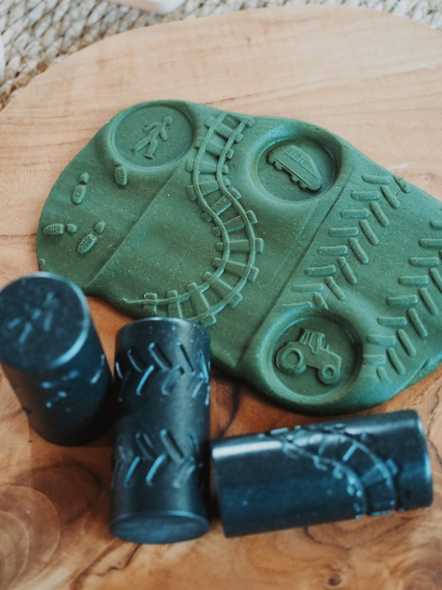 Pine Green Play Dough
