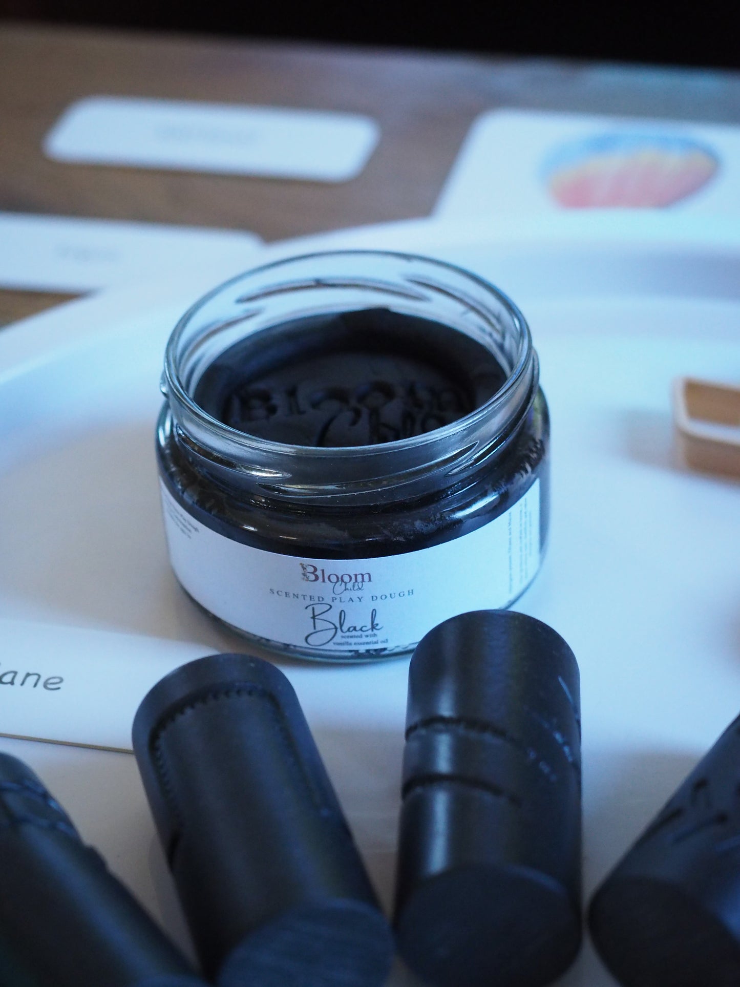 Black Play Dough